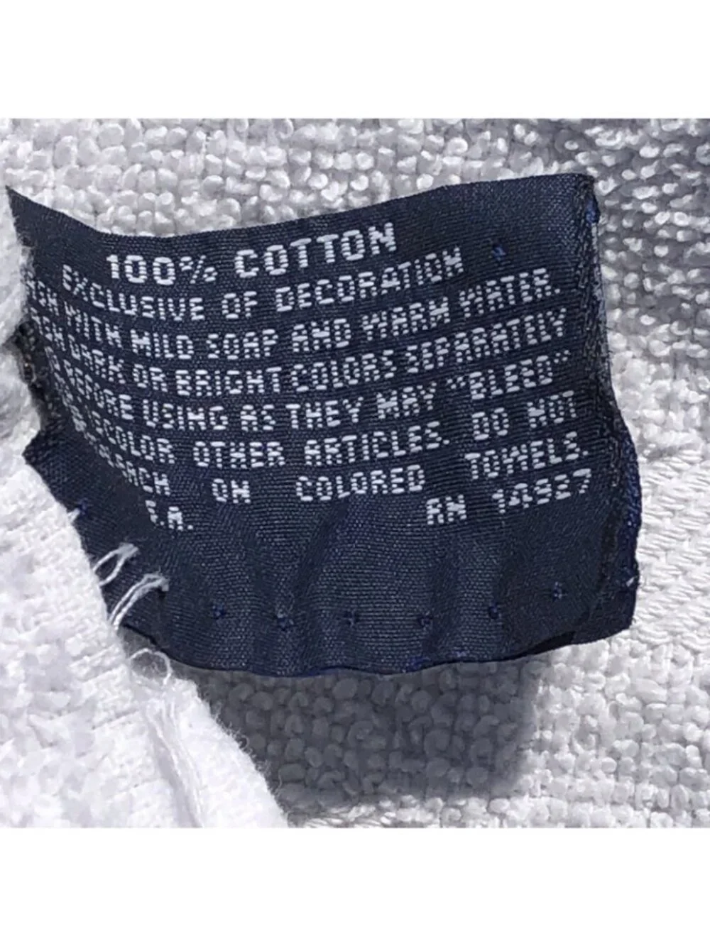Vintage Polo Ralph Lauren RL-92 AMERICA'S CUP 1992 Sailing White Beach Towel